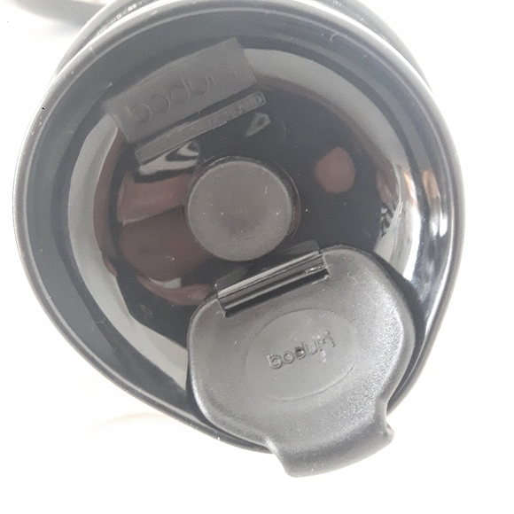 VINTAGE Starbucks Bodum French Press Personal Traveller Tumbler "Jazz Scene" - Picture 9 of 9